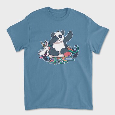 Tricou Barbati (Unisex), Panda Unicorn Dab