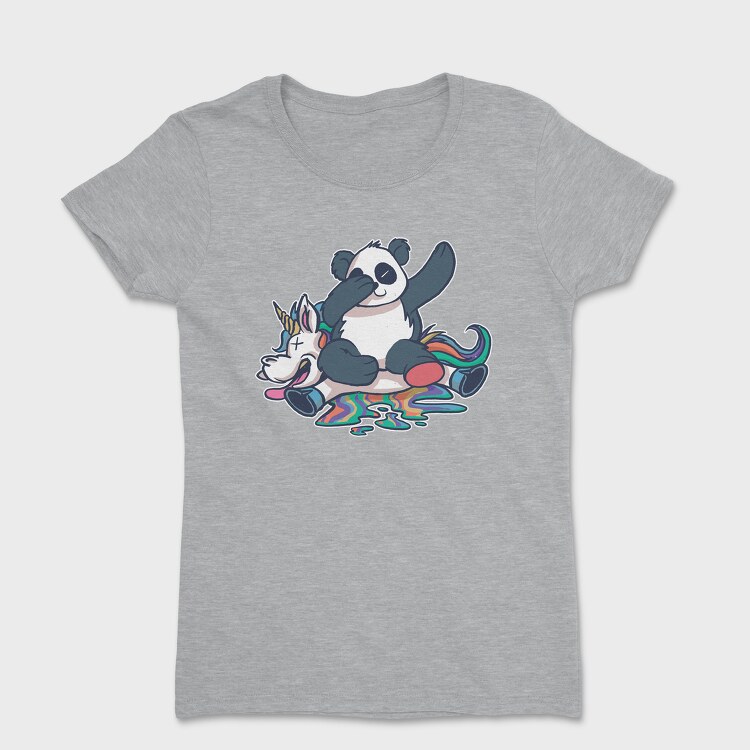 Panda Unicorn Dab, Tricou Femei