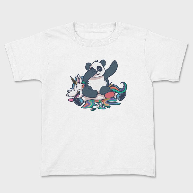 Panda Unicorn Dab, Tricou Copii