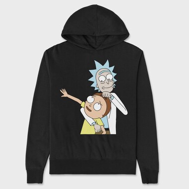 Rick and Morty 11, Hanorac Oversize Barbati (Unisex)