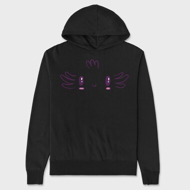 Axolotl Face, Hanorac Oversize Barbati (Unisex)