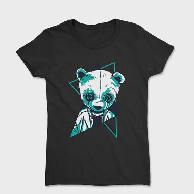 Tricou Femei, Neon Panda