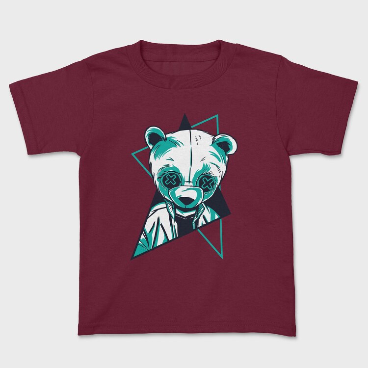 Tricou Copii, Neon Panda