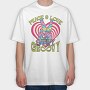 Peace Love Vibes, Tricou Oversize Barbati (Unisex)