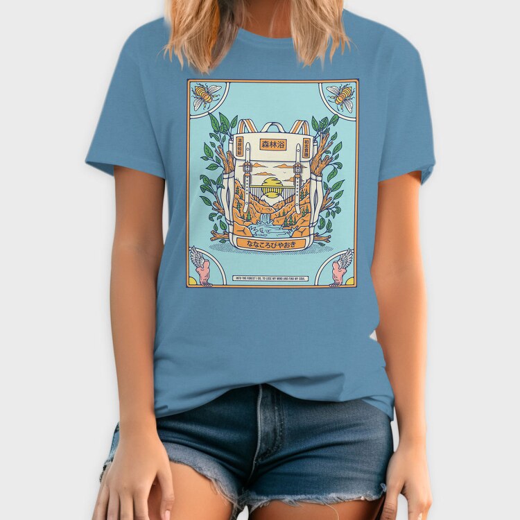 Forest Escape Backpack, Tricou Barbati (Unisex)