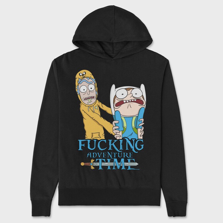 Rick and Morty 30, Hanorac Oversize Barbati (Unisex)