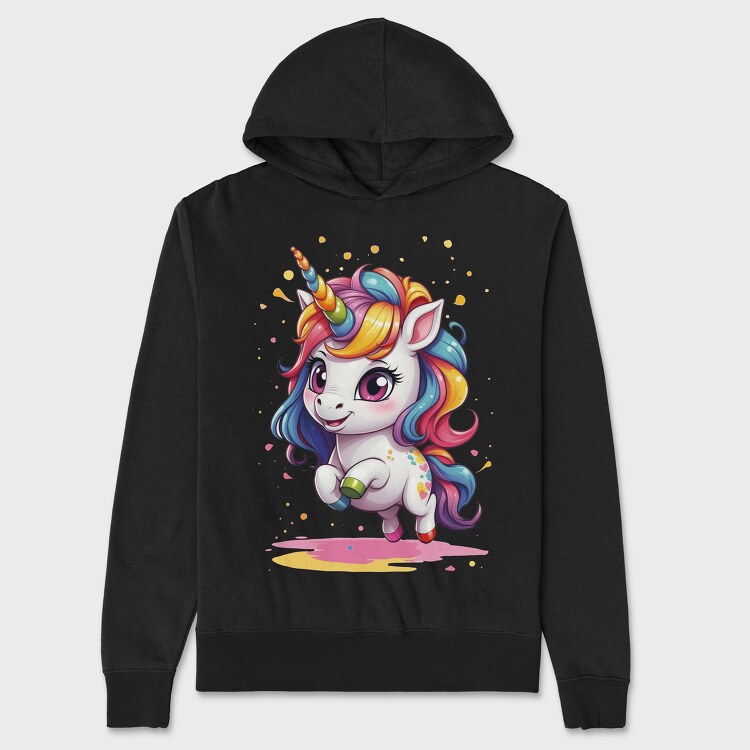 Baby Unicorn, Hanorac Oversize Barbati (Unisex)