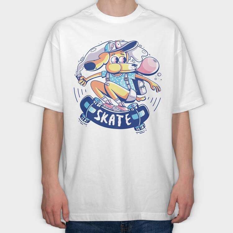 Skateboard Dreams, Tricou Oversize Barbati (Unisex)