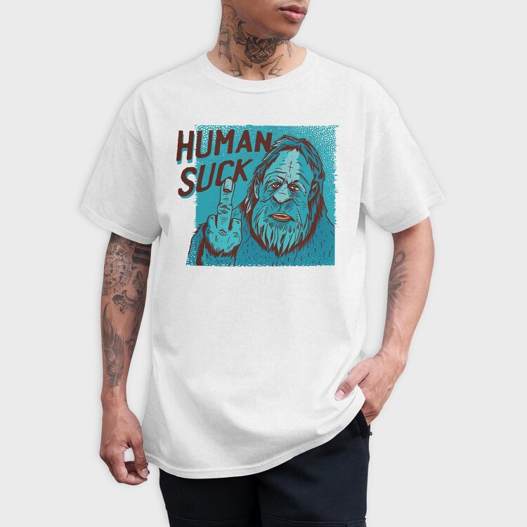 Human Suck, Tricou Barbati (Unisex)