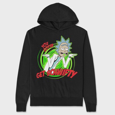 Rick and Morty 43, Hanorac Oversize Barbati (Unisex)