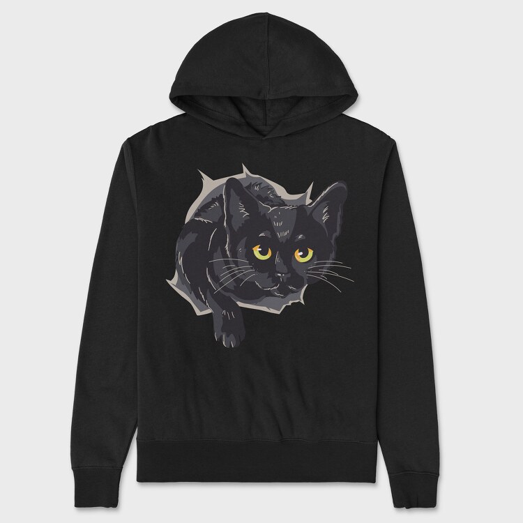 Black Cat Box, Hanorac Oversize Barbati (Unisex)