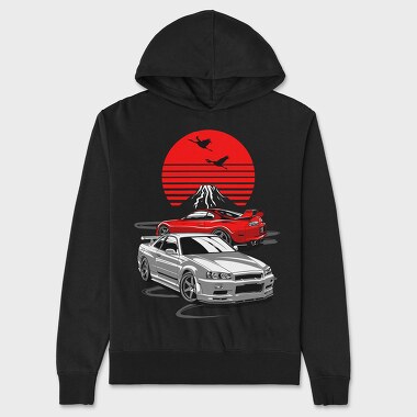 RIVALS GTR SUPRA, Hanorac Oversize Barbati (Unisex)