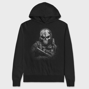 Skull Mask Special Forces, Hanorac Oversize Barbati (Unisex)