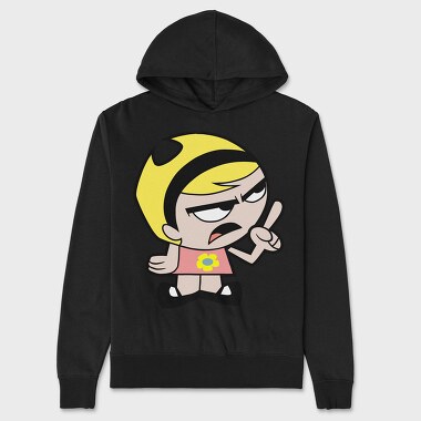 Cartoon Retro Billy and Mandy 1, Hanorac Oversize Barbati (Unisex)