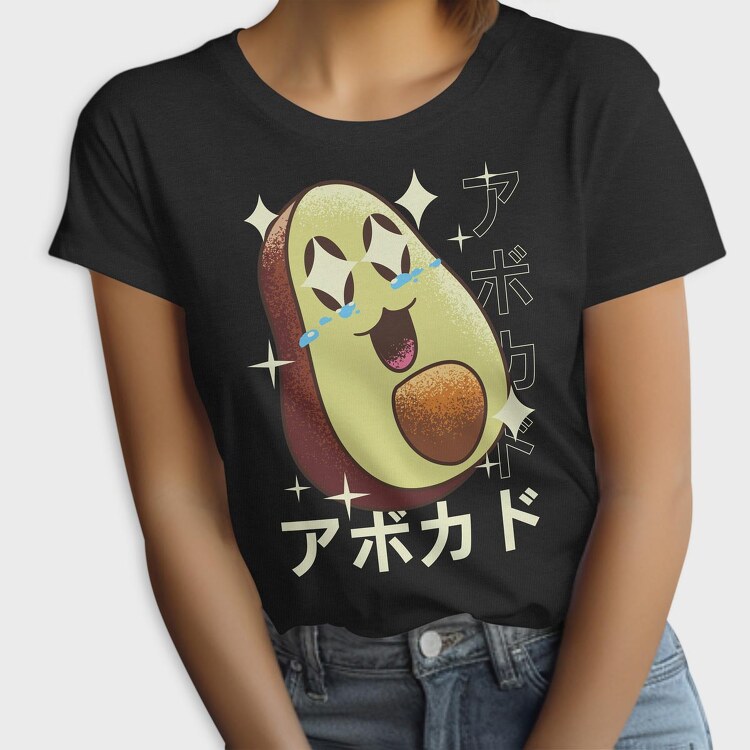 Avocado Crazy Kawaii, Tricou Femei