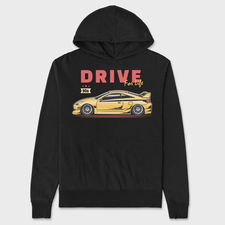 Drive 90 S, Hanorac Oversize Barbati (Unisex)