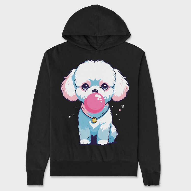 Dog Bubblegum, Hanorac Oversize Barbati (Unisex)