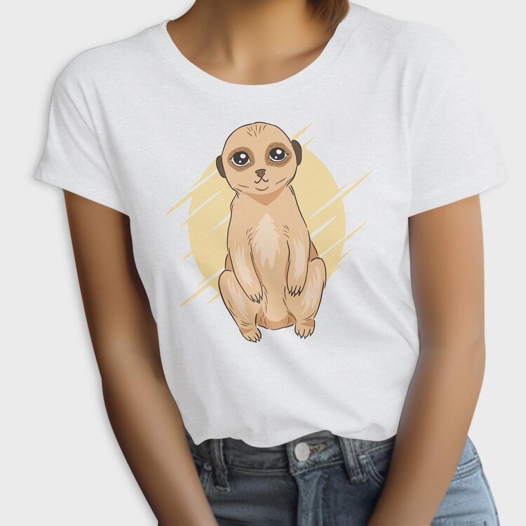 Cute Meerkat, Tricou Femei