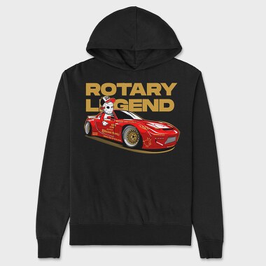 ROTARY LEGEND, Hanorac Oversize Barbati (Unisex)