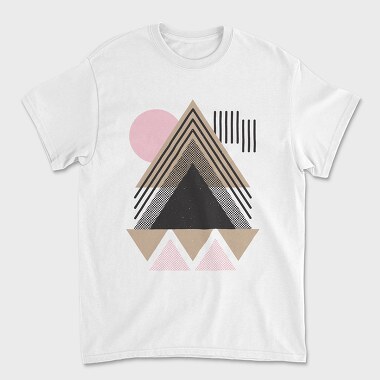 Abstract Geometric, Tricou Barbati (Unisex)