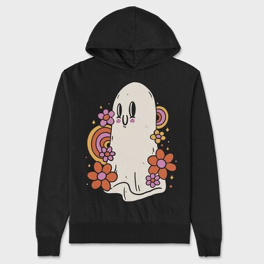 Hippie Ghost, Hanorac Oversize Barbati (Unisex)