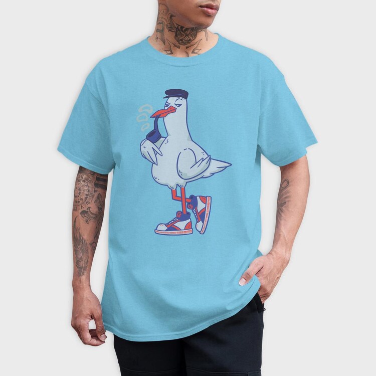 Cool Gull, Tricou Barbati (Unisex)