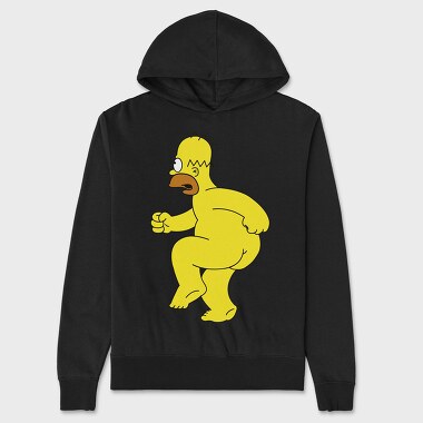 Homer Simpson 3, Hanorac Oversize Barbati (Unisex)