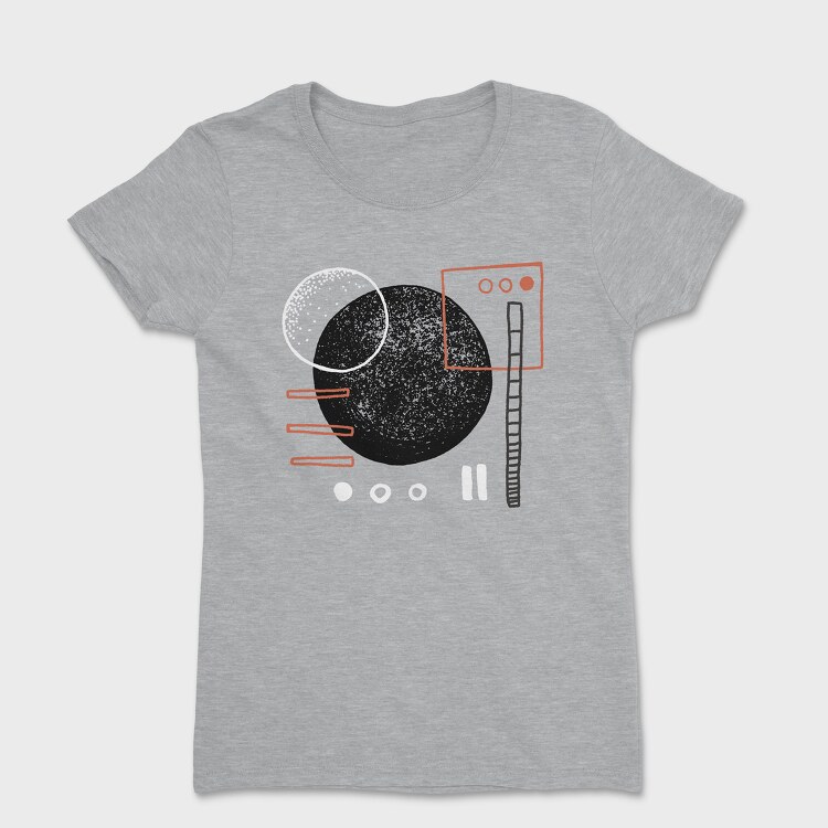 Abstract Organic, Tricou Femei