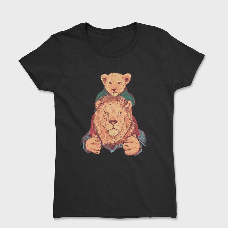 Father And Son Lion, Tricou Femei