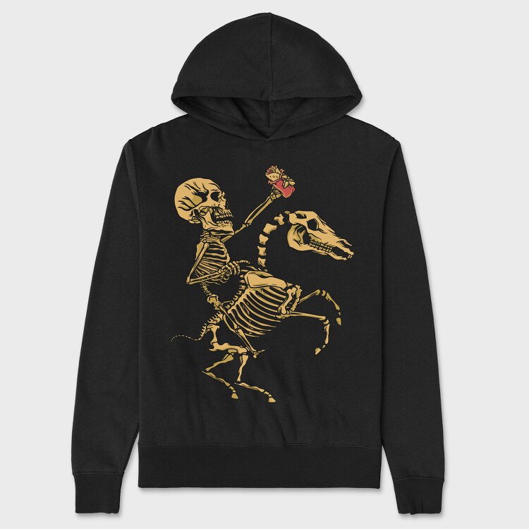 Skull Riding, Hanorac Oversize Barbati (Unisex)