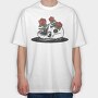 Blooming Death, Tricou Oversize Barbati (Unisex)