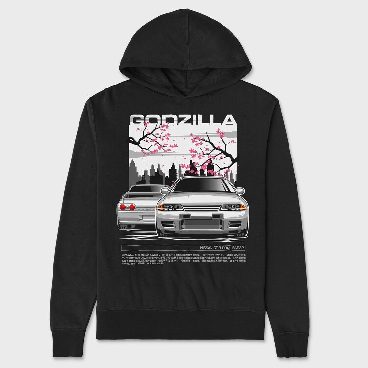 GTR R32, Hanorac Oversize Barbati (Unisex)