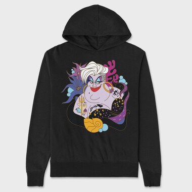 Villanas Disney Ursula D, Hanorac Oversize Barbati (Unisex)