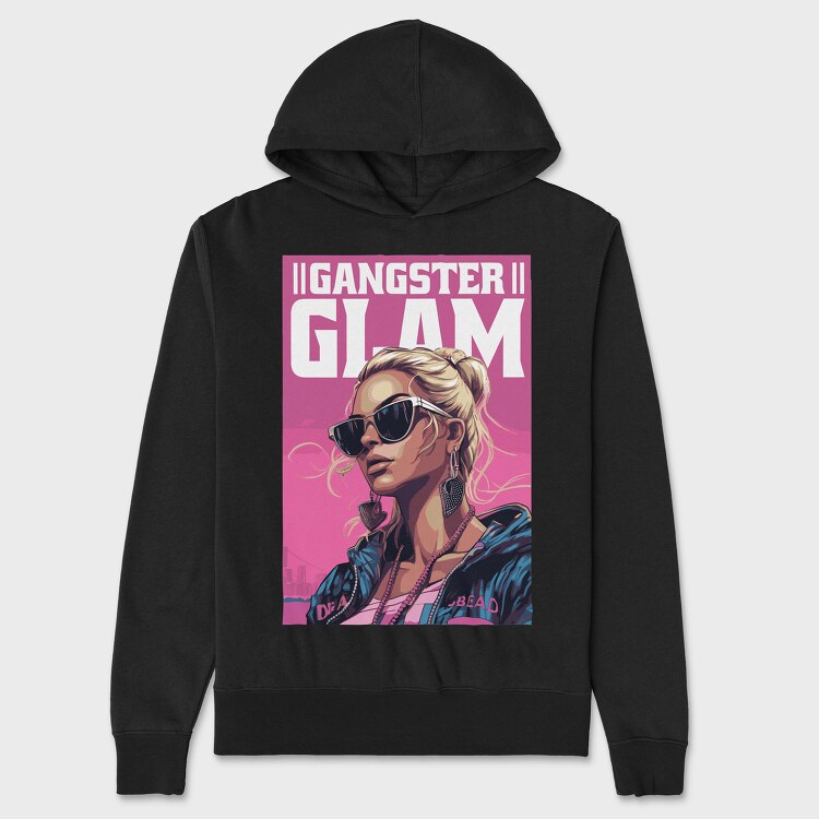 Girl Gangster, Hanorac Oversize Barbati (Unisex)