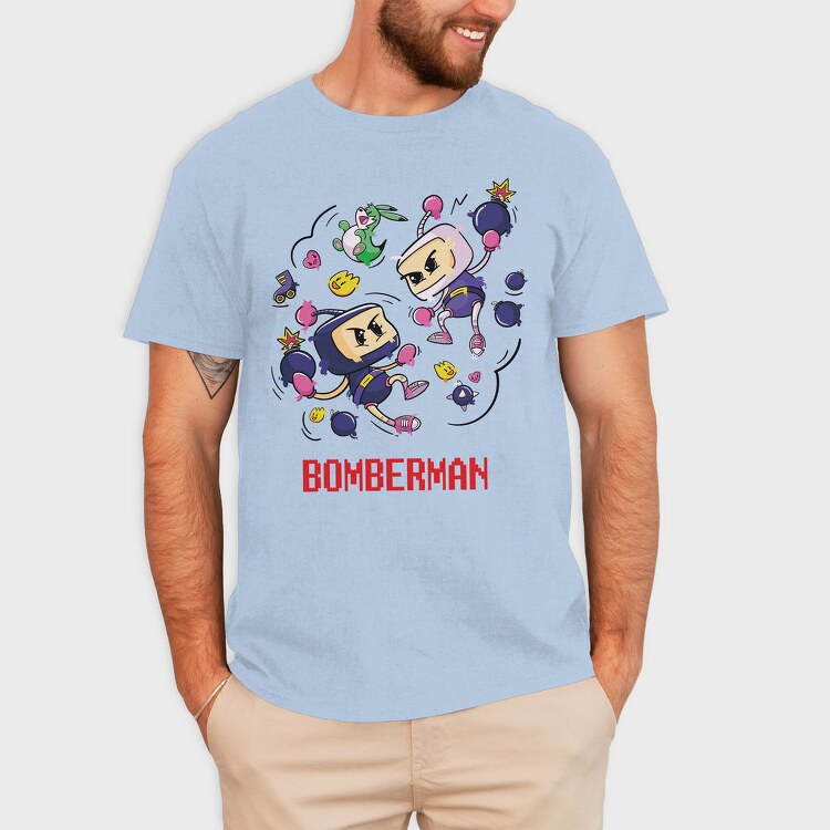 Bombermans Rebellion, Tricou Barbati (Unisex)