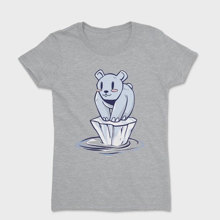 Polar Bear Alone, Tricou Femei