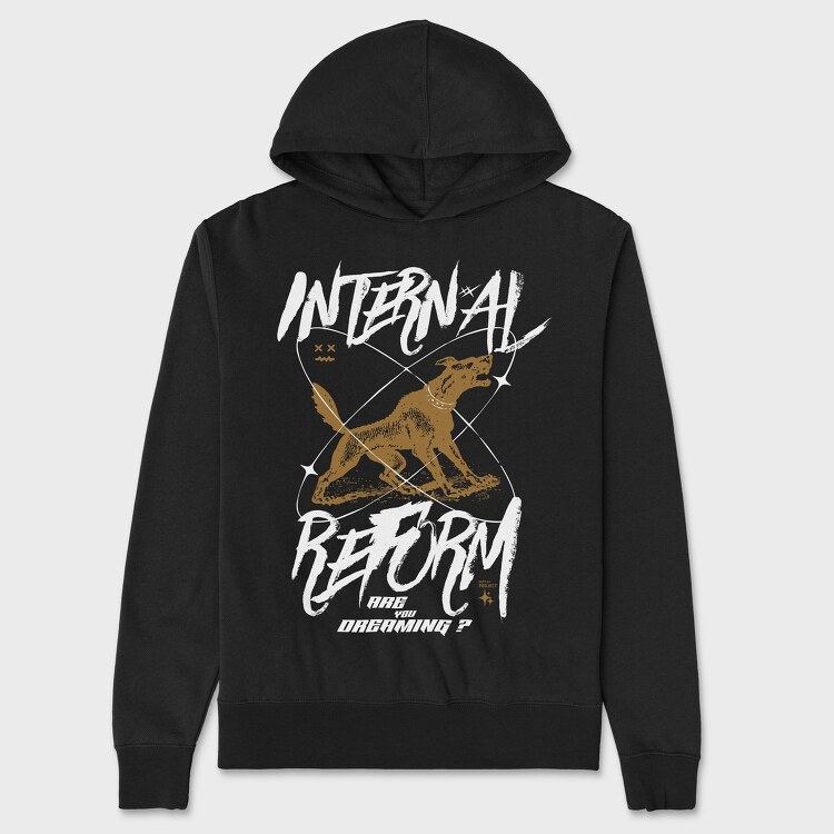 Internal Reform 1, Hanorac Oversize Barbati (Unisex)