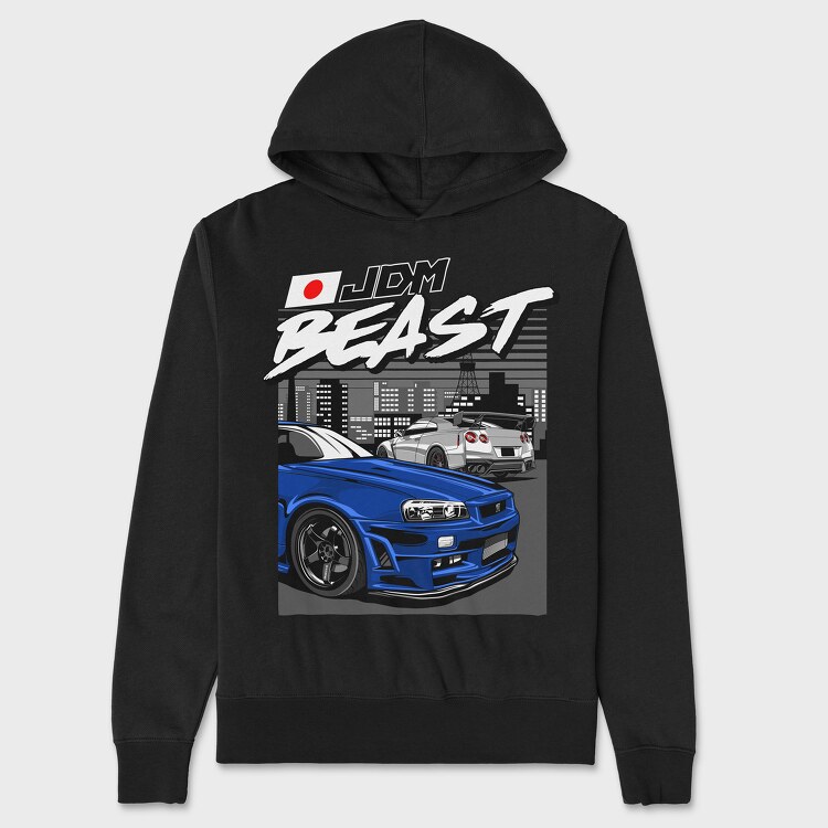 R34 & R35 JDM, Hanorac Oversize Barbati (Unisex)