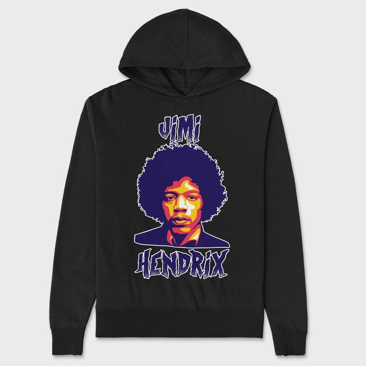 Jimi Handrix, Hanorac Oversize Barbati (Unisex)