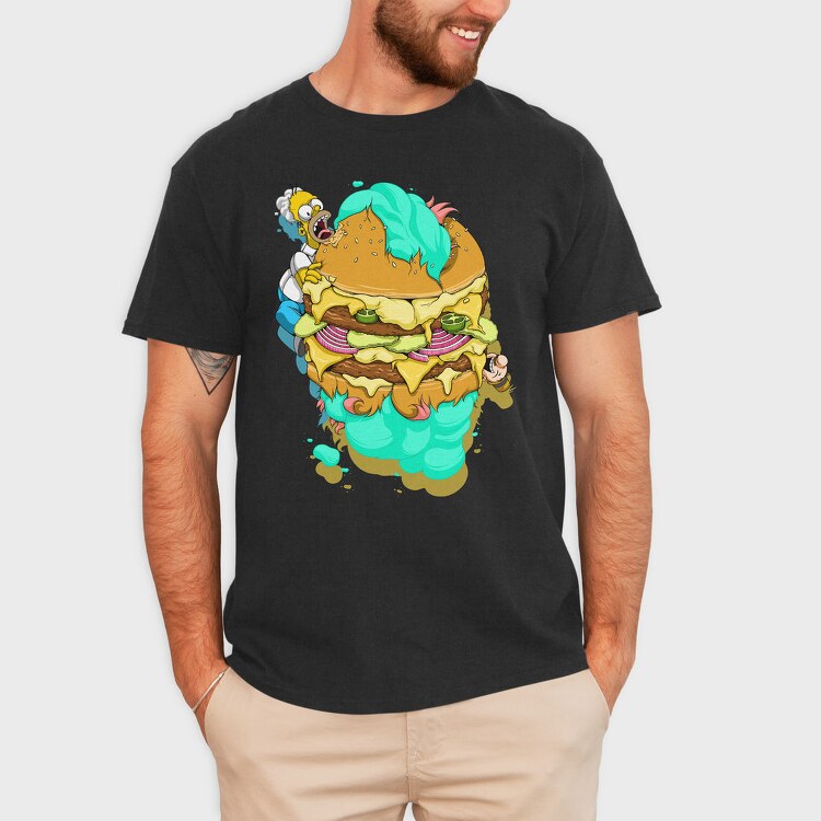 Hamburger Hugger, Tricou Barbati (Unisex)