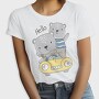 Bear Drive Hello, Tricou Femei