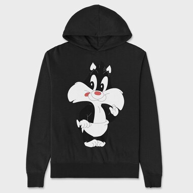 Cartoon Retro Looney Tunes Tiny 3, Hanorac Oversize Barbati (Unisex)