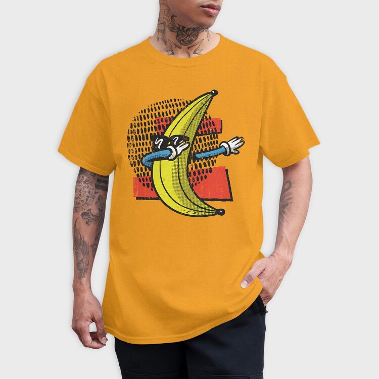 Banana Dabbing, Tricou Barbati (Unisex)