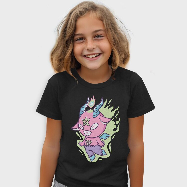 Cute Pastel Baphomet, Tricou Copii