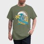 Wave, Tricou Barbati (Unisex)