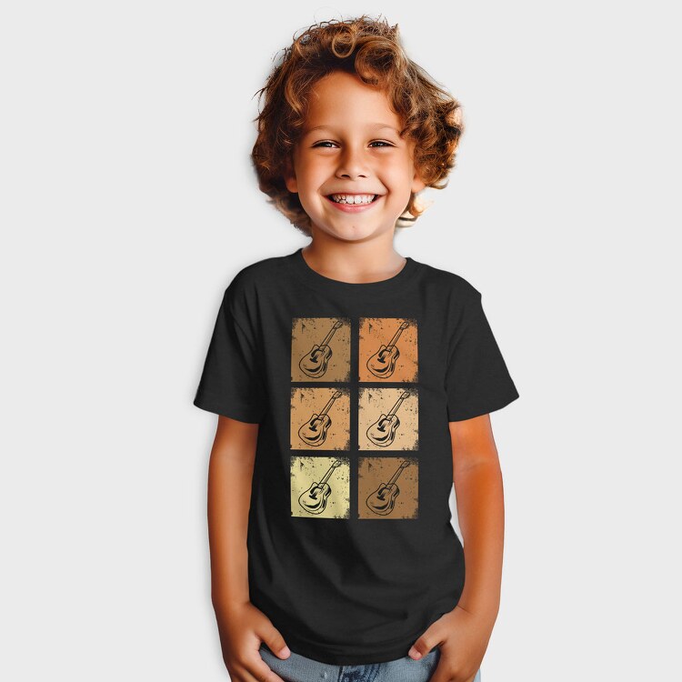 Vintage Guitars Set, Tricou Copii