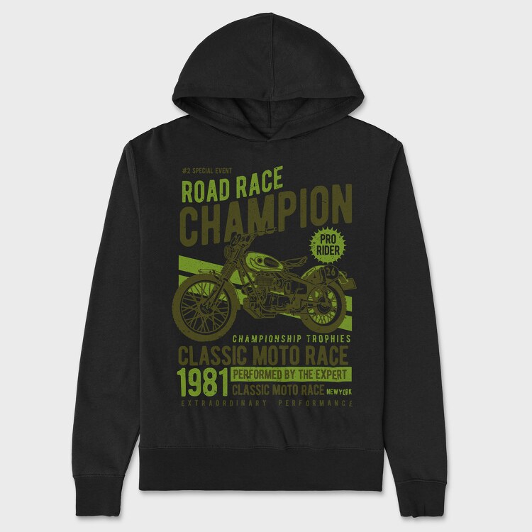 Road Race Champion, Hanorac Oversize Barbati (Unisex)