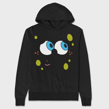 SpongeBob face 12, Hanorac Oversize Barbati (Unisex)