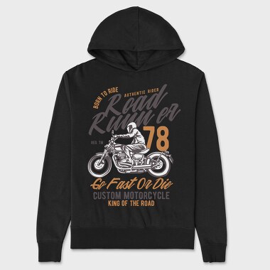 Road Runner, Hanorac Oversize Barbati (Unisex)