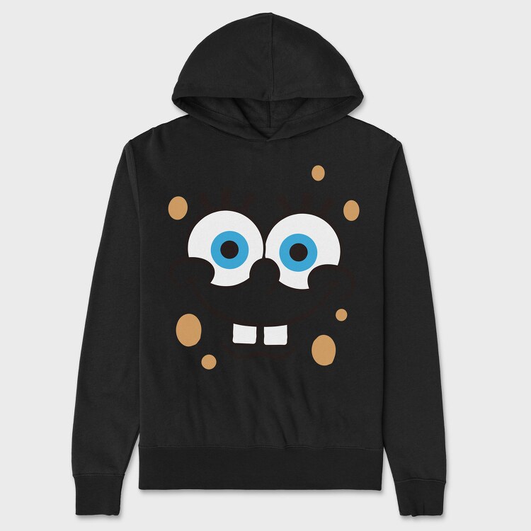 SpongeBob Faces 1, Hanorac Oversize Barbati (Unisex)